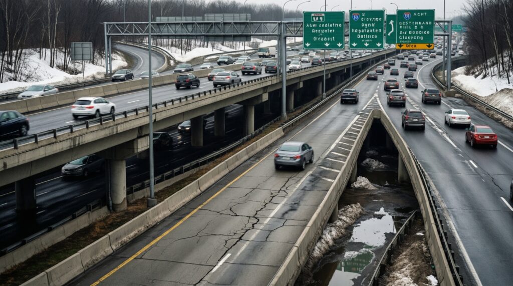 Дороги и транспорт: проблемные участки, ремонт по нацпроектам, расписания, перевозчики - иллюстрация